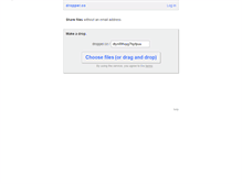Tablet Screenshot of dropper.co